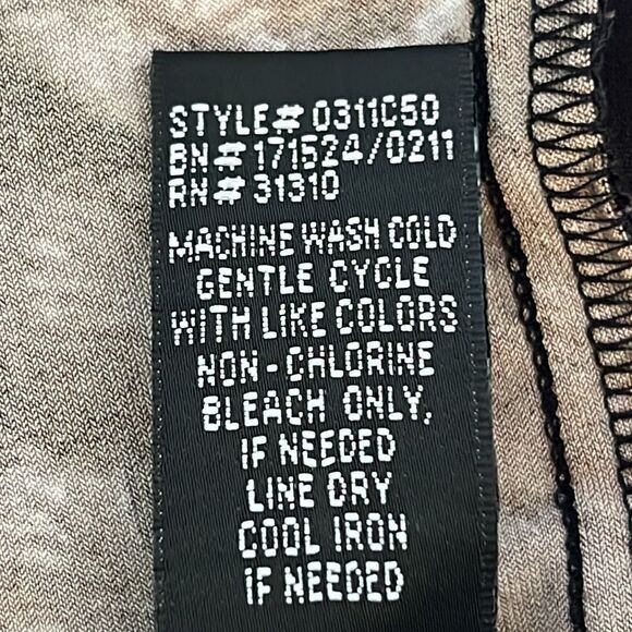 Sleeveless Tie Dye-Look Sheath Midi Dress - Size 10 - Picture 5 of 5